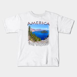 America - Crater Lake "The Wizard" Kids T-Shirt